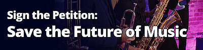 save the future of music button 